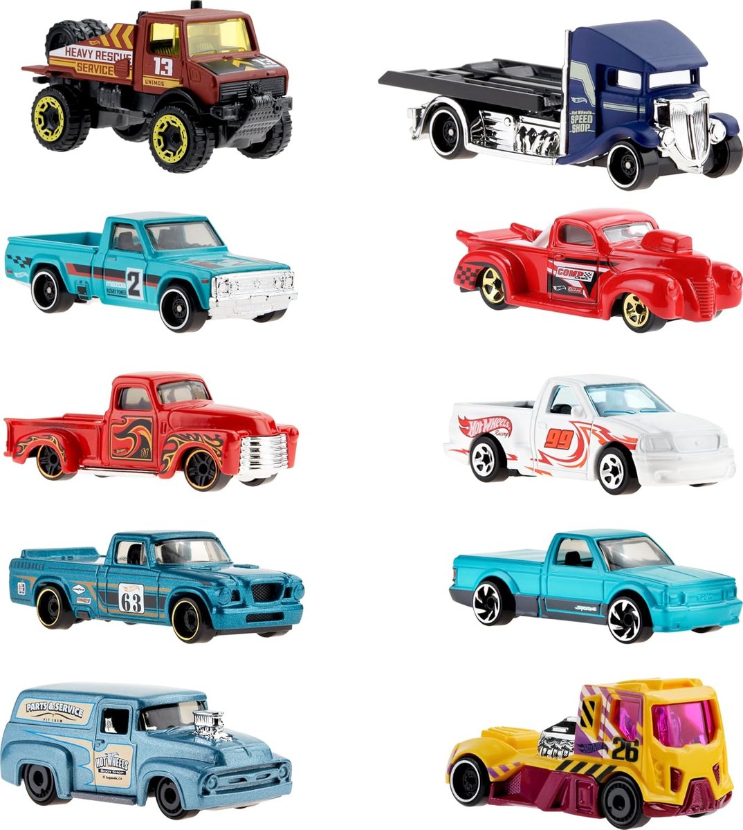 Hot Wheels Trucks 10-Pack view 2