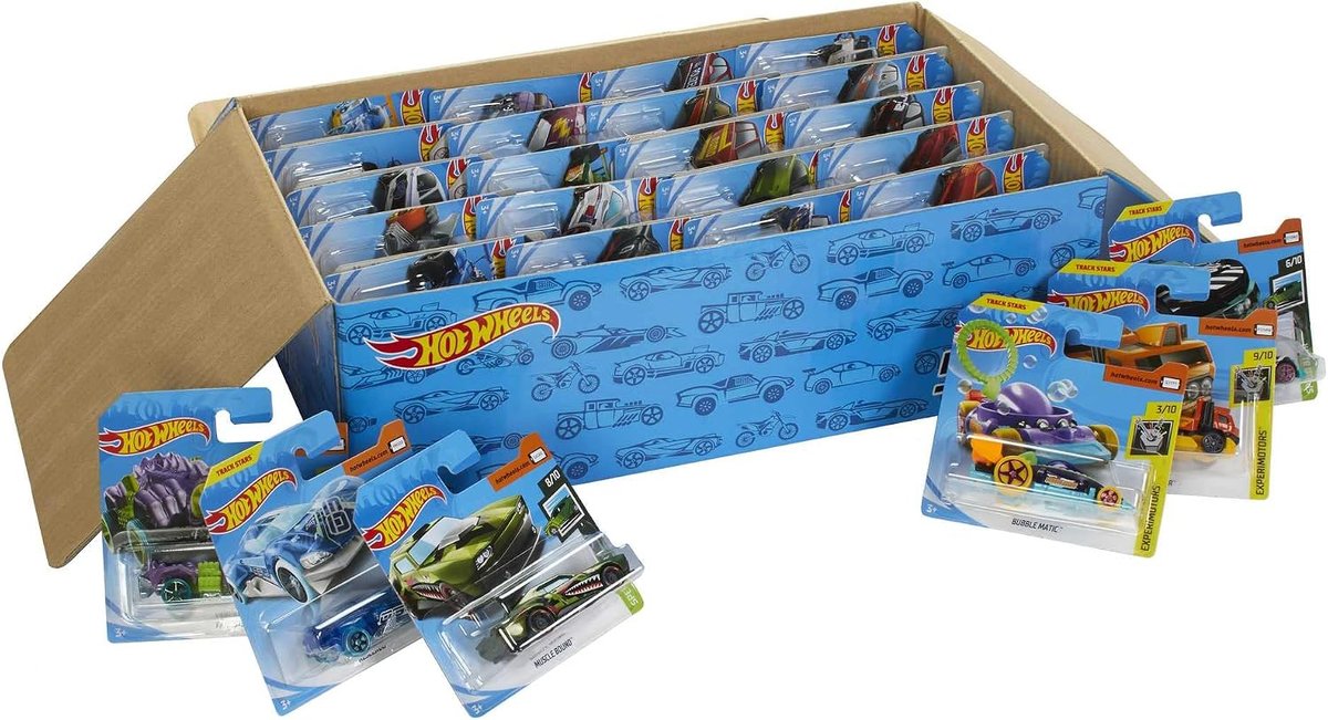 Hot Wheels 50-Car Pack, Individually Packaged view 4