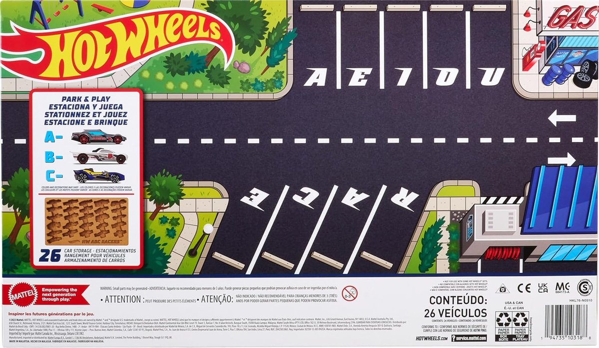 Hot Wheels ABC Racers 26-Car Set view 6