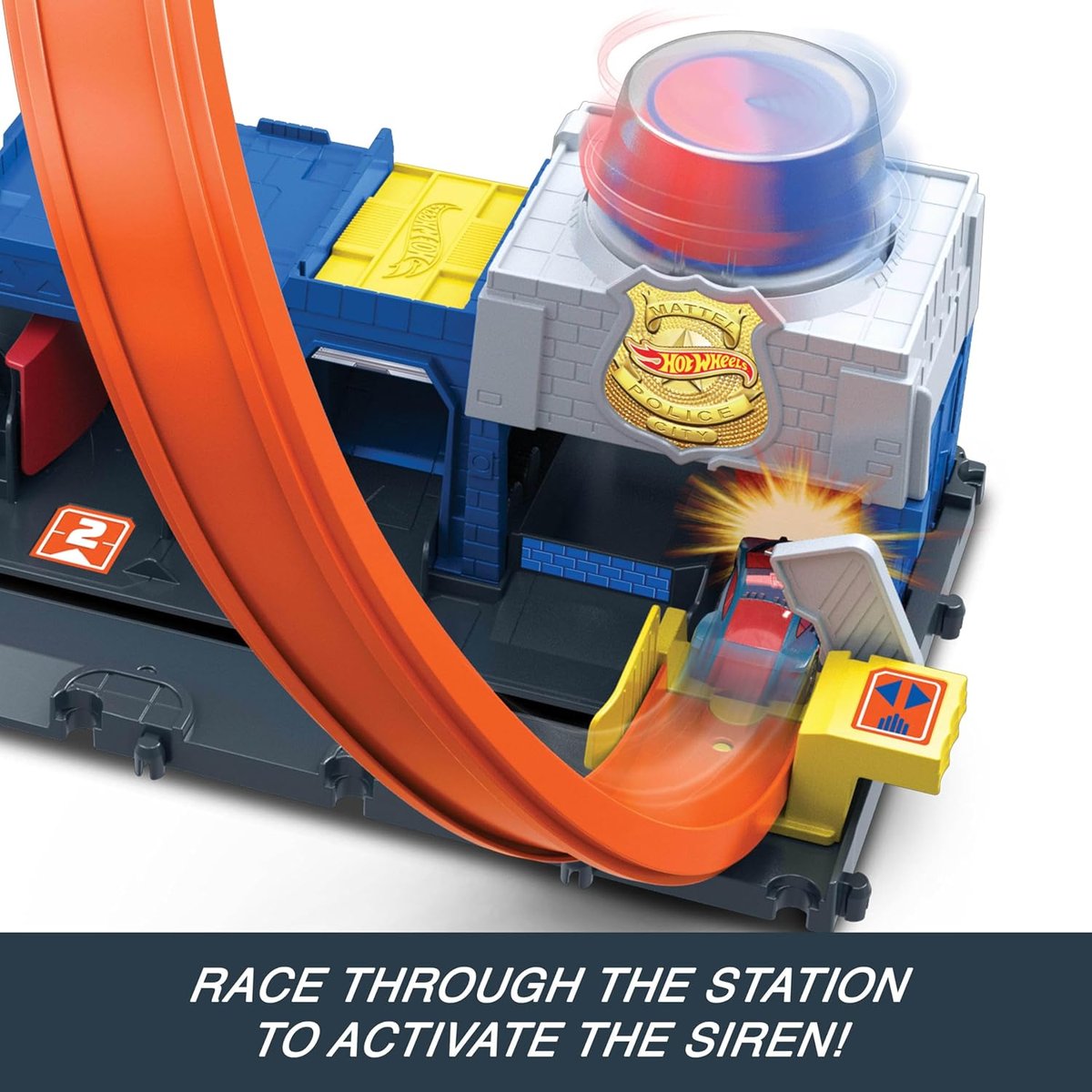Hot Wheels City Super Police Station view 6