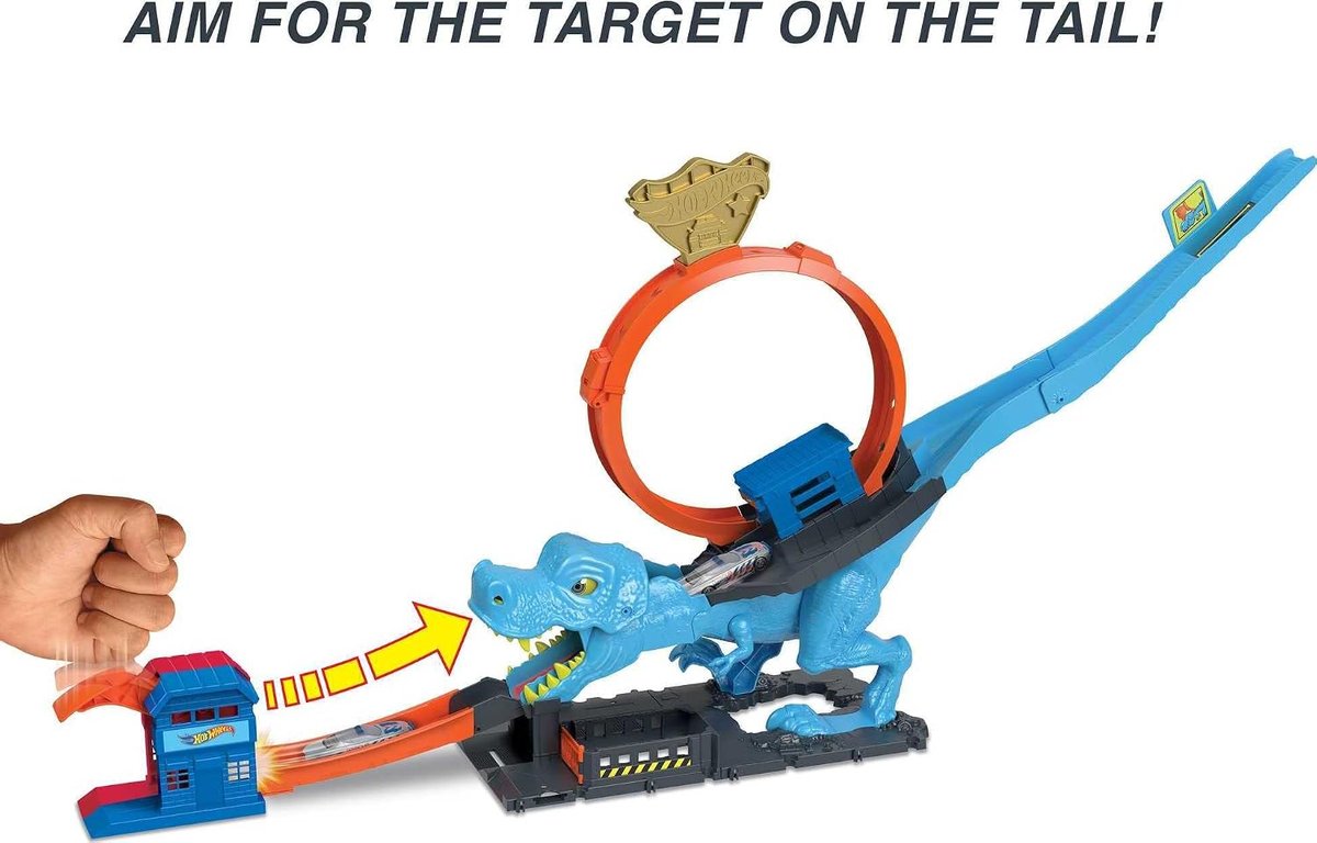 Hot Wheels City T-Rex Chomp Down view 3