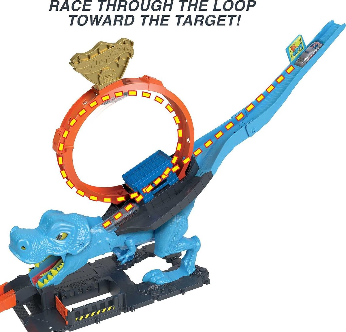 Hot Wheels City T-Rex Chomp Down view 4