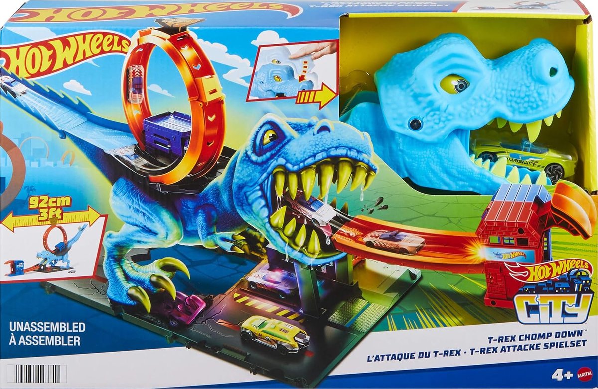 Hot Wheels City T-Rex Chomp Down view 6