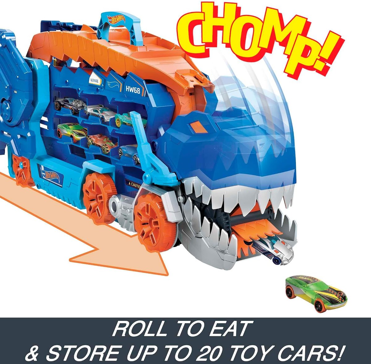 Hot Wheels City Ultimate T-Rex Transporter view 3