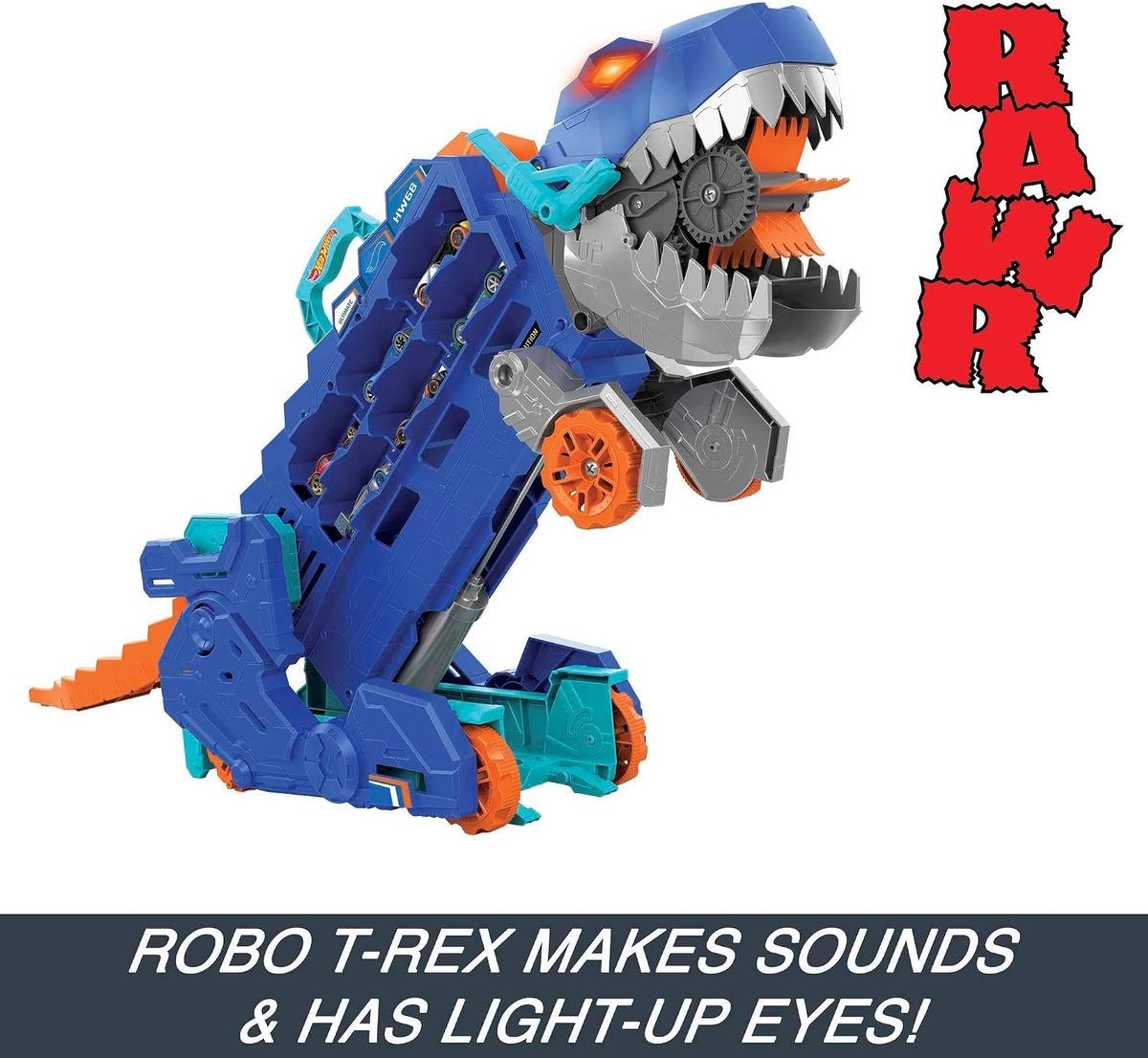 Hot Wheels City Ultimate T-Rex Transporter view 5