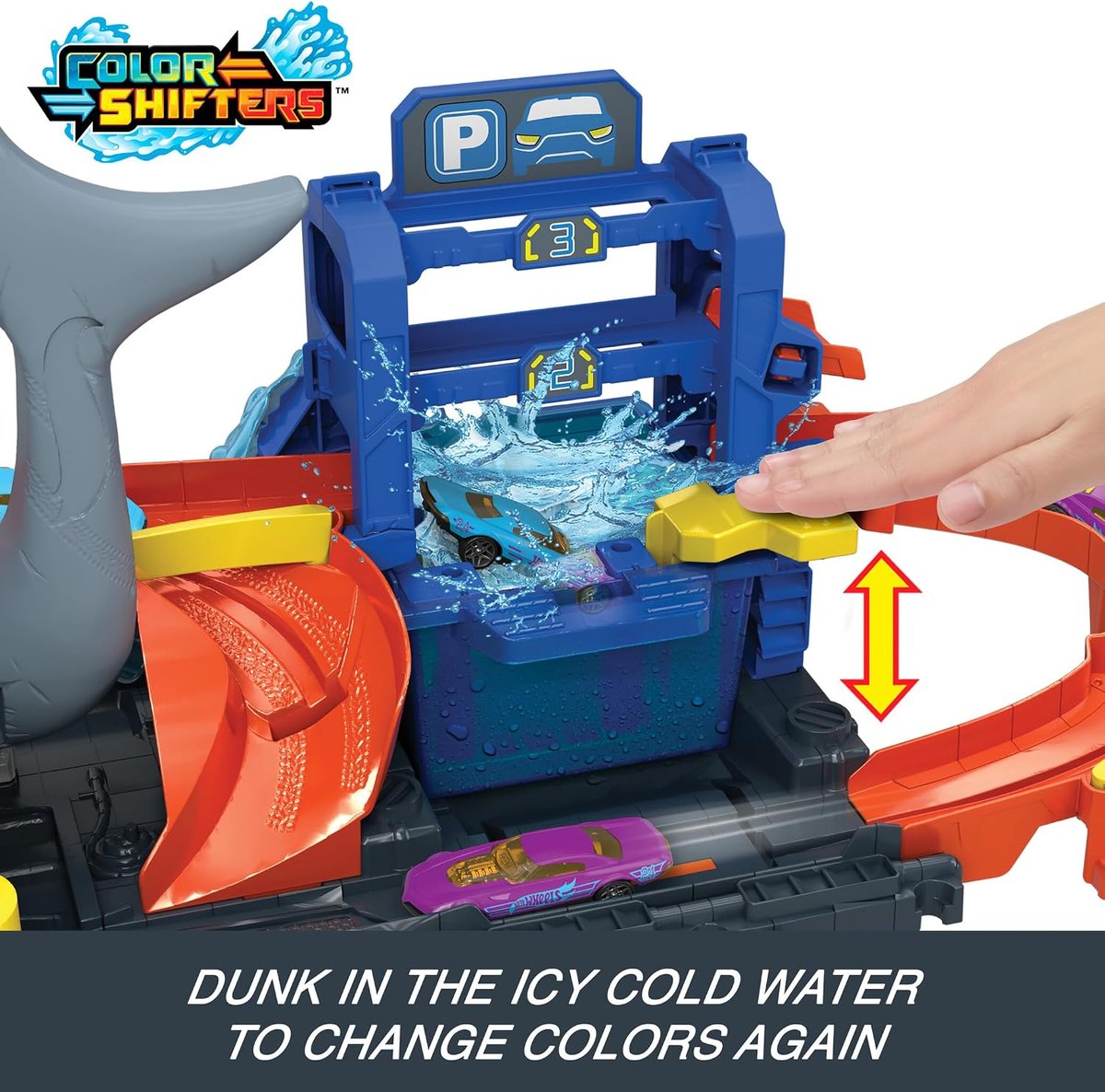 Hot Wheels City Ultra Shark Car Wash view 6