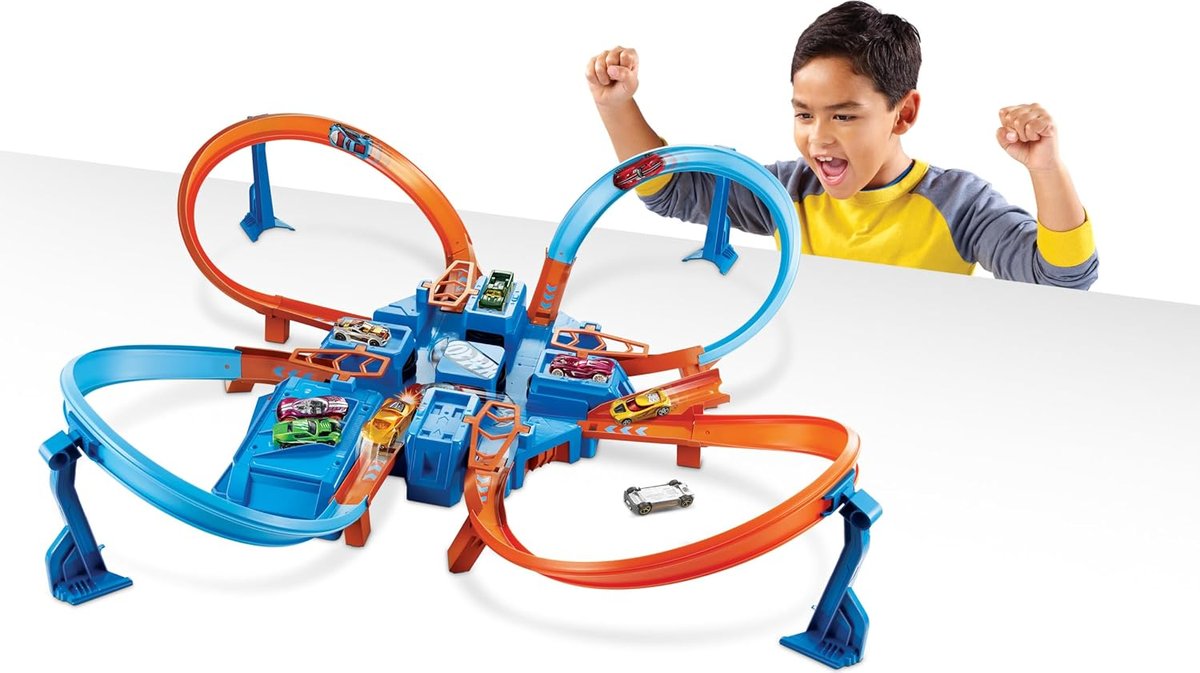Hot Wheels Criss-Cross Crash Track Set view 3
