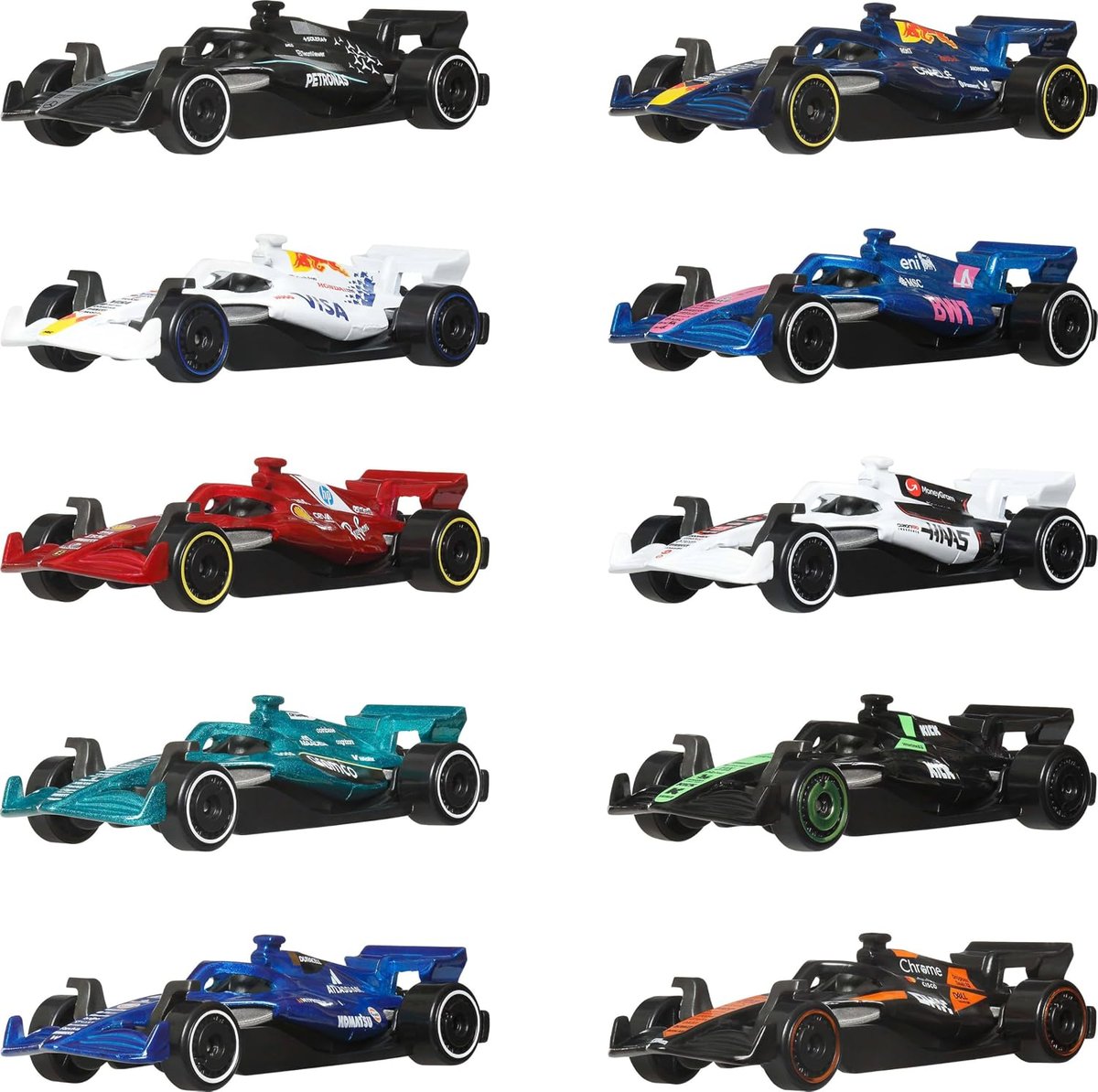 Hot Wheels Formula 1 2025 10-Pack view 2