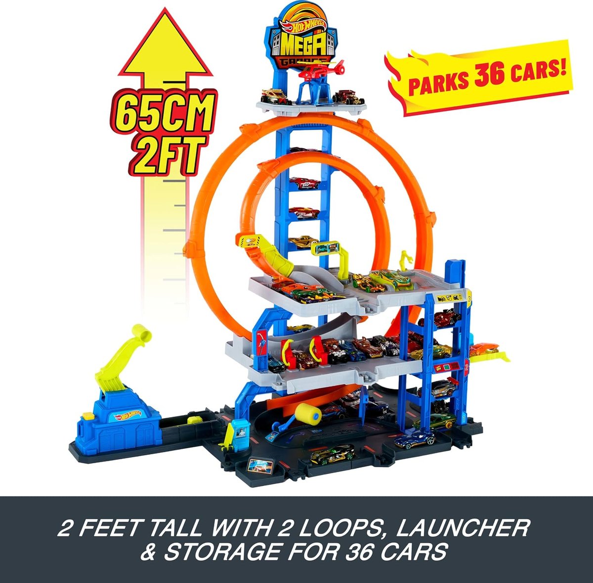 Hot Wheels City Mega Loop Garage view 3