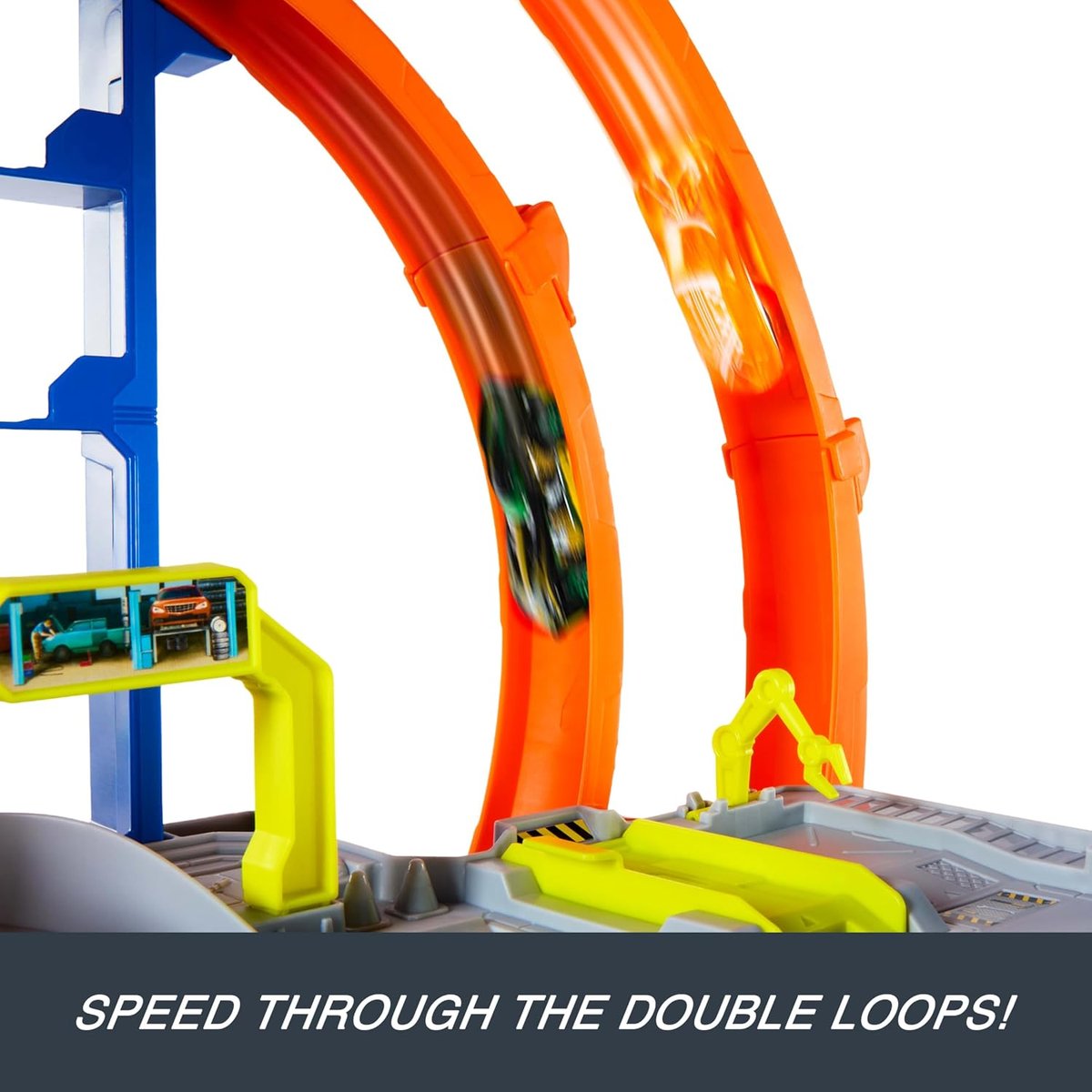 Hot Wheels City Mega Loop Garage view 5