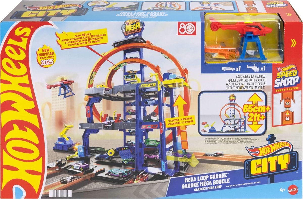 Hot Wheels City Mega Loop Garage view 6