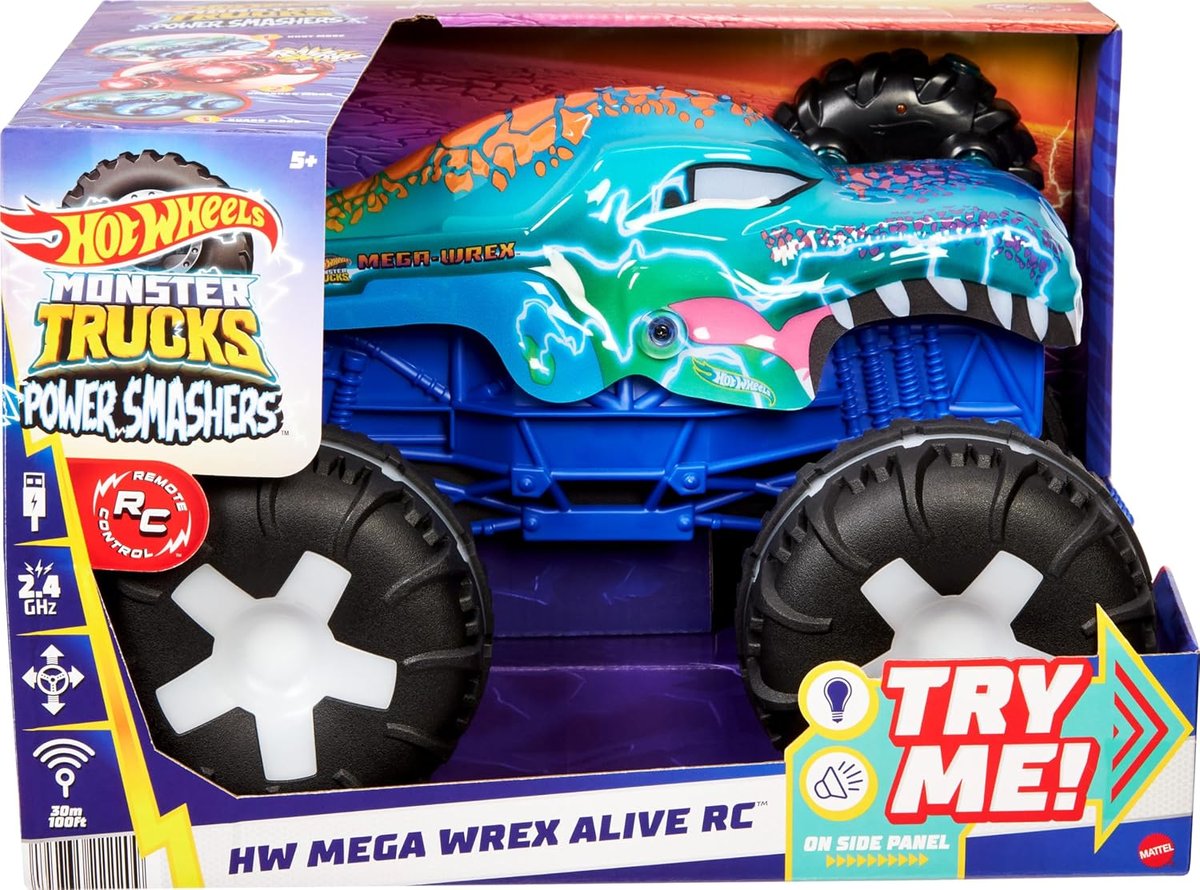 Hot Wheels Monster Trucks Mega-Wrex Alive RC view 6