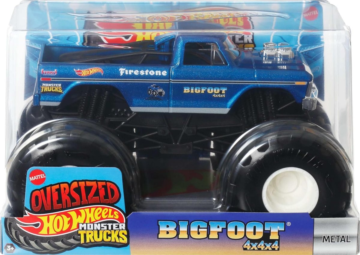 Hot Wheels Oversized Bigfoot 1:24 view 5