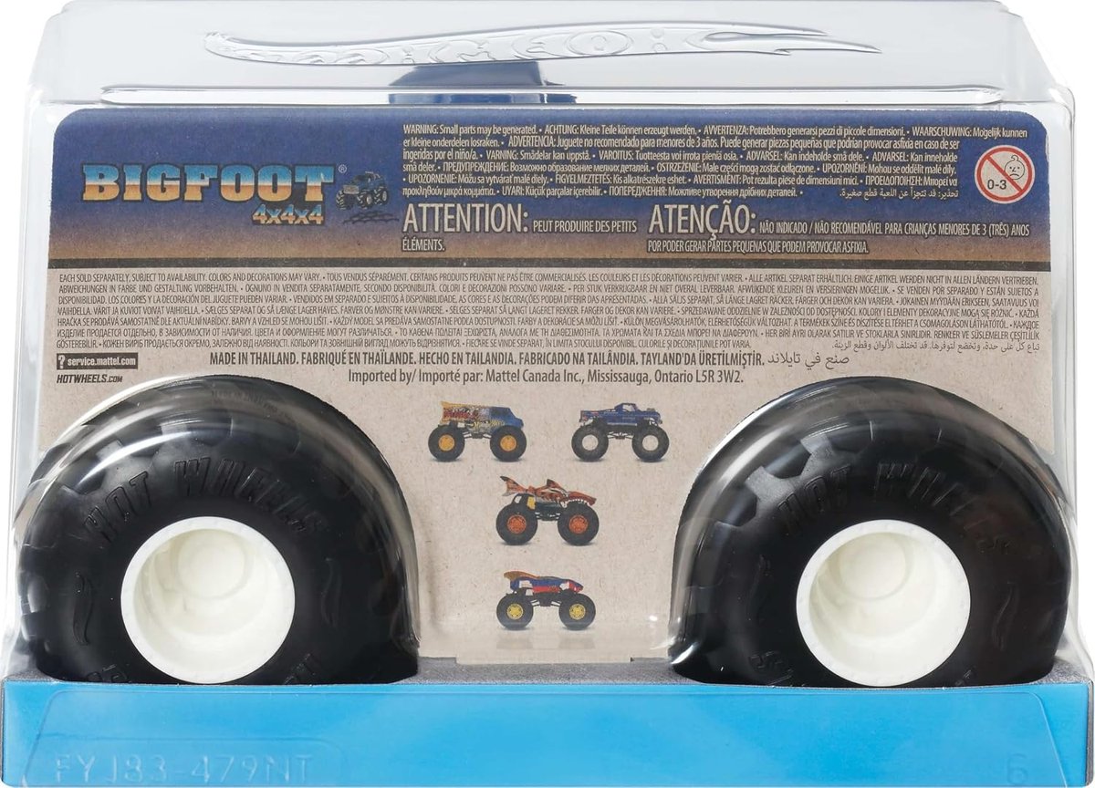 Hot Wheels Oversized Bigfoot 1:24 view 6