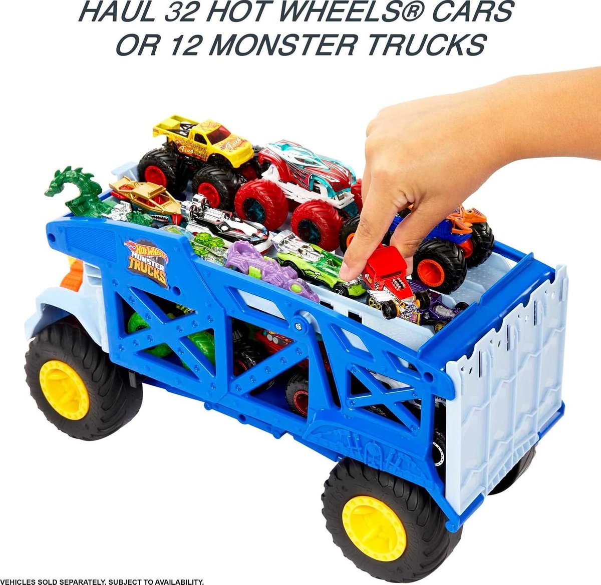 Hot Wheels Monster Trucks Rhino Rig Hauler view 3