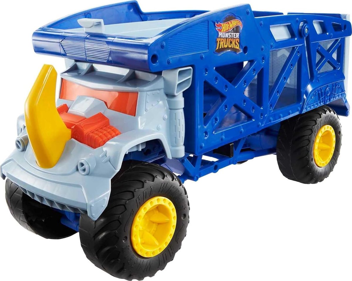Hot Wheels Monster Trucks Rhino Rig Hauler view 5
