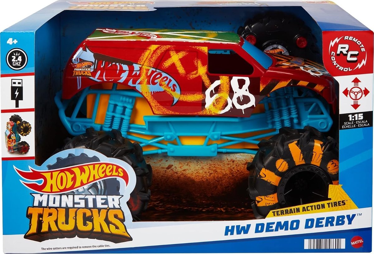 Hot Wheels RC Monster Trucks HW Demo Derby view 6