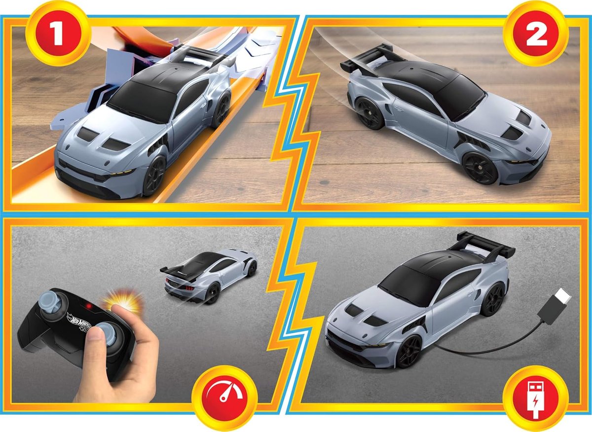 Hot Wheels RC Ford Mustang GTD view 3
