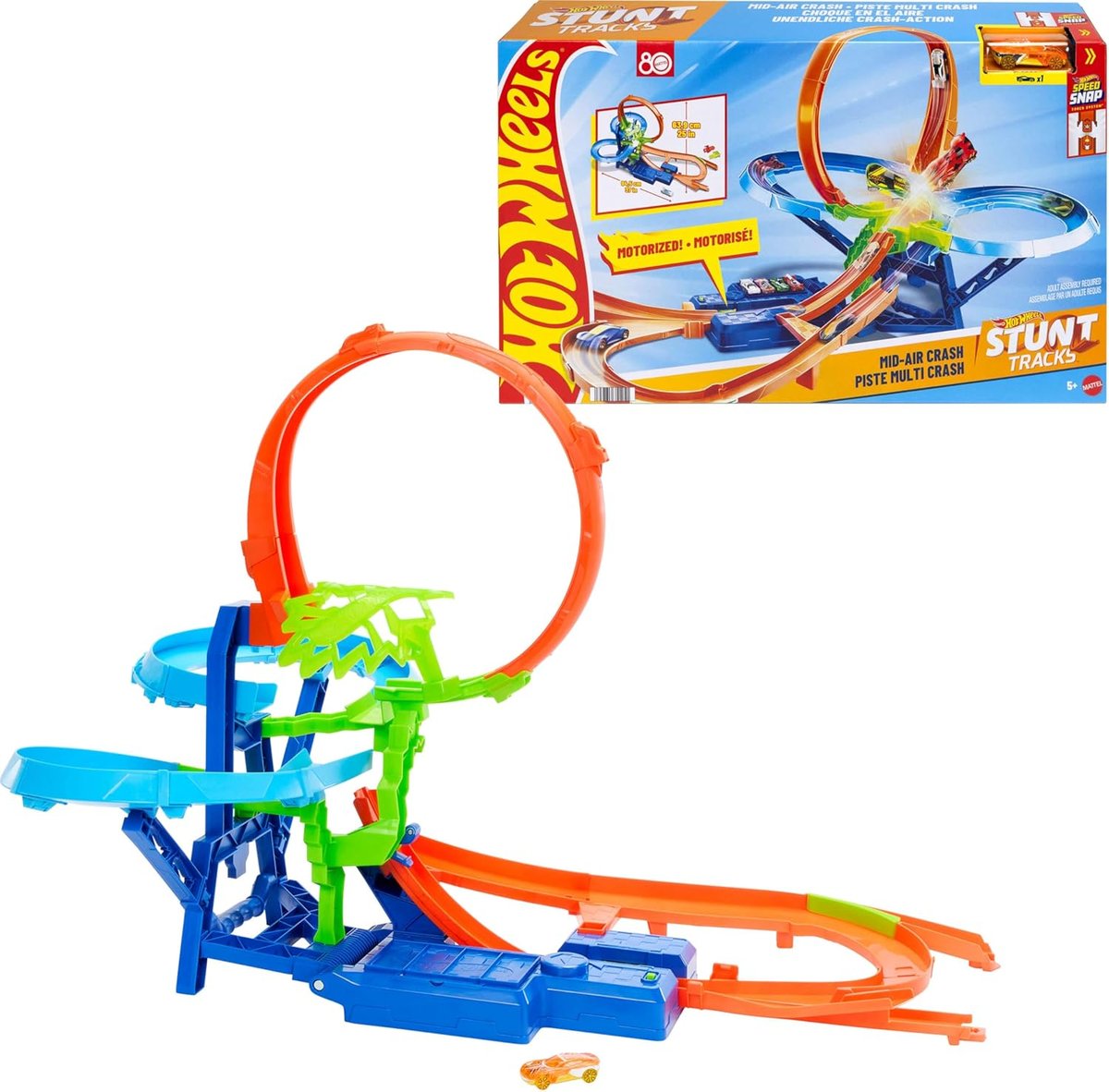 Hot Wheels Stunt Tracks Mid-Air Crash
