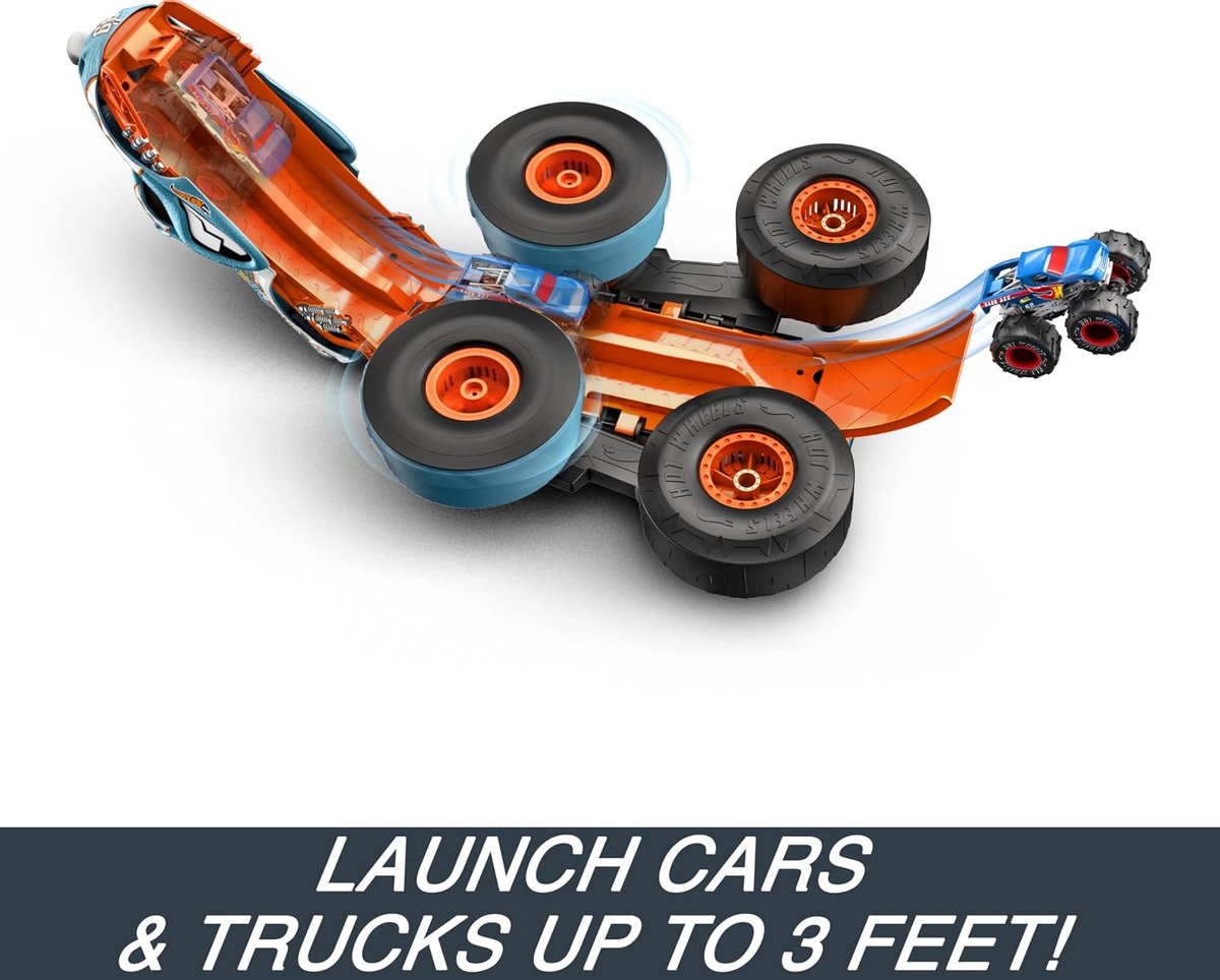 Hot Wheels Monster Trucks HW Transforming Rhinomite RC view 6